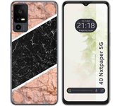 Funda Silicona TCL 40 NXTPAPER 5G Mármol 07