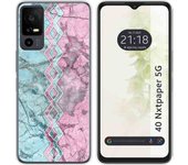 Funda Silicona TCL 40 NXTPAPER 5G Mármol 08
