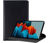 Funda Samsung Galaxy Tab S7 T870 Polipiel Liso Negro 11 pulg