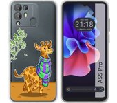 Funda Silicona Transparente Blackview A55 Pro Jirafa