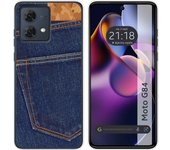 Funda Silicona Motorola Moto G84 5G Vaquero