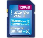 INSDX 128 G 260/100 U 2 TARJETAS DE MEMORIA INTEGRALES