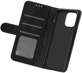 Funda Apple iPhone 12 / 12 Pro Folio Vintage Tarjetero Función Soporte Negro