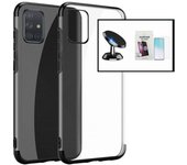 Kit de película de vidrio UV de Nano Curvado + cubierta Slimarmm + soporte magnético de automóvil