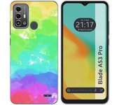 Funda Silicona Zte Blade A53 Pro Acuarela 03