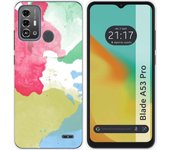 Funda Silicona Zte Blade A53 Pro Acuarela 02