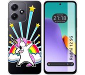 Funda Silicona Xiaomi Redmi 12 5G Unicornio