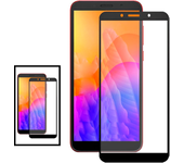 Kit 2 Película de vidrio templado 5D Cubierta completa para Huawei Y9 Prime 2019