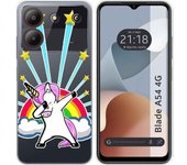 Funda Silicona Zte Blade A54 4G Unicornio