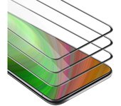 3x Pelicula Protectora para Vivo NEX en TRANSPARENTE con NEGRO - Paquete de 3 Pantalla de Vidrio Templado Cobertura Completa (Tempered) Compatible 3D con Dureza 9H