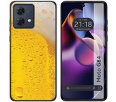 Funda Silicona Motorola Moto G84 5G Cerveza