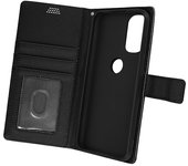 Funda Motorola Moto G31 y G41 Solapa Tarjetero Soporte Vídeo negra
