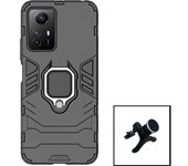 Kit de soporte magnético de automóvil fortalecido + 3x1 Cubierta de defensor militar