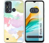 Funda Silicona Zte Blade A53 Acuarela 11