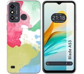 Funda Silicona Zte Blade A53 Acuarela 02