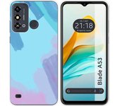 Funda Silicona Zte Blade A53 Acuarela 10