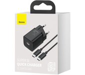 Baseus TZCCSUP-L01 cargador de dispositivo móvil Negro Interior