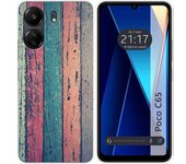 Funda Silicona Xiaomi Poco C65 Madera 10