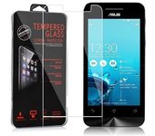 Pelicula Protectora para Asus ZenFone 4 2014 en TRANSPARENCIA ELEVADA - Vidrio Templado (Tempered) Cristal Antibalas Compatible 3D con Dureza 9H