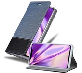 Funda Libro para Huawei MATE 20 PRO en AZUL OSCURO NEGRO - Cubierta Proteccion con Cierre Magnetico, Tarjetero y Funcion de Suporte - Etui Case Cover Carcasa