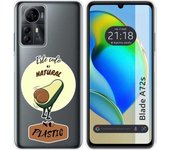 Funda Silicona Zte Blade A72s Culo Natural