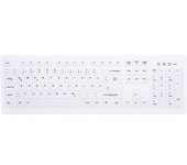 CHERRY AK-C8100F-FU1-W/GE teclado RF inalámbrico QWERTZ Alemán Blanco