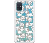 Funda para Galaxy A51 Oficial de Disney Marie Siluetas - Los Aristogatos