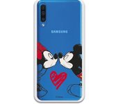 Funda para Galaxy A50 Oficial de Disney Mickey y Minnie Beso - Clásicos Disney