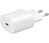 Cargador universal para Smartphone USB-C 25W carga rápida 3A Blanco