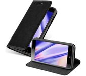 Funda Libro para ZTE BLADE A612 en NEGRO ANTRACITA - Cubierta Proteccion con Cierre Magnetico, Tarjetero y Funcion de Suporte - Etui Case Cover Carcasa