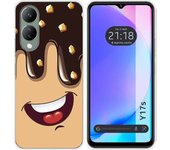 Funda Silicona Vivo Y17s Helado Chocolate