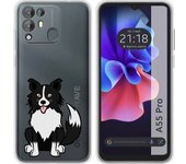 Funda Silicona Transparente Blackview A55 Pro Perros 01
