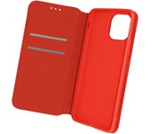 Funda iPhone 12 Mini Tarjetero Soporte Vídeo Rojo