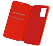 Funda para Samsung Galaxy A32 5G Tarjetero Soporte Vídeo Rojo