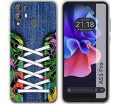 Funda Silicona Transparente Blackview A55 Pro Zapatillas 13