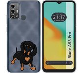 Funda Silicona Zte Blade A53 Pro Perros 04