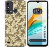 Funda Silicona ZTE Blade A53 Sand Camuflaje