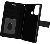 Funda Motorola Moto G60S Aspecto Granulado Tarjetero Soporte Negro