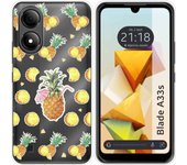 Funda Silicona Transparente Zte Blade A33s Piña
