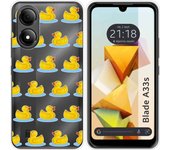 Funda Silicona Transparente Zte Blade A33s Pato