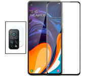 Película de Camara trasera + Vidrio templado 5D Cubierta completa para Xiaomi Mi 10T 5G