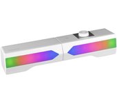 Mars Gaming MSDUOW Barra de Sonido + Altavoces Gaming 2.0 RGB Mesh Bluetooth 5.0 y Jack Sonido DSP 1