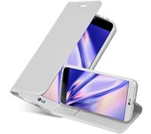 Funda Libro para LG G5 en CLASSY PLATEADO - Cubierta Proteccion con Cierre Magnetico, Tarjetero y Funcion de Suporte - Etui Case Cover Carcasa