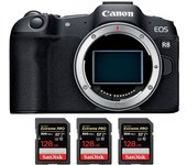 EOS R8 + 3 SanDisk 128GB Extreme PRO UHS-II SDXC 300 MB/s + PDF MCZ DIRECT '20 TÉCNICAS PARA MEJORAR