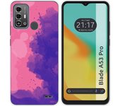 Funda Silicona Zte Blade A53 Pro Acuarela 07