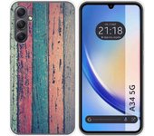 Funda Silicona Samsung Galaxy A34 5G Madera 10
