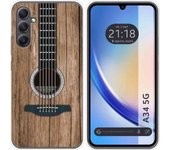 Funda Silicona Samsung Galaxy A34 5G Madera 11