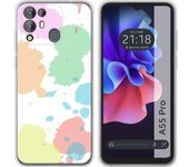 Funda Silicona Transparente Blackview A55 Pro Acuarela 05
