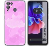 Funda Silicona Transparente Blackview A55 Pro Acuarela 04