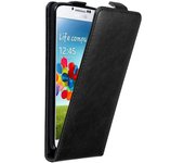 Funda para Samsung Galaxy S4 in NEGRO ANTRACITA - Cubierta Proteccion Estilo Flip con Cierre Magnetico - Etui Case Cover Carcasa